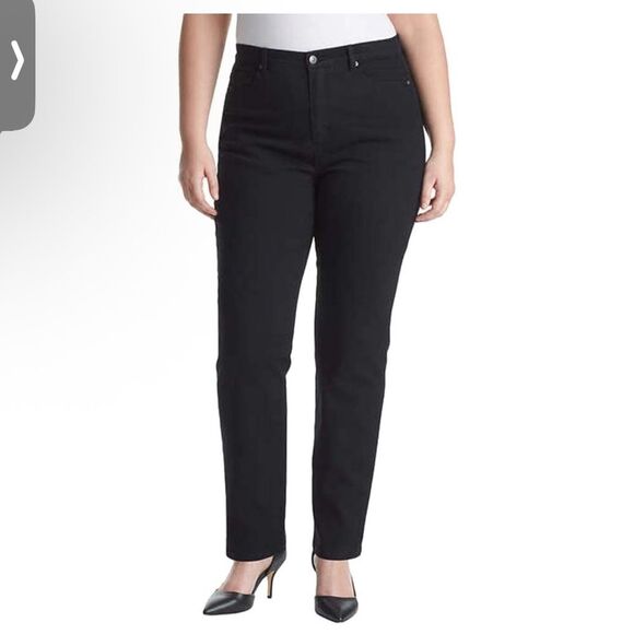 Gloria Vanderbilt Denim - NWT Gloria Vanderbilt Black Amanda 2.0 Slim Leg Jeans Size 20W
